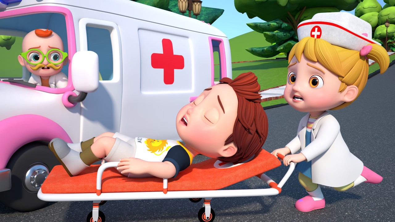 Koła karetki + piosenka Boo Boo | Piosenki i rymowanki dla dzieci GoBooBoo
