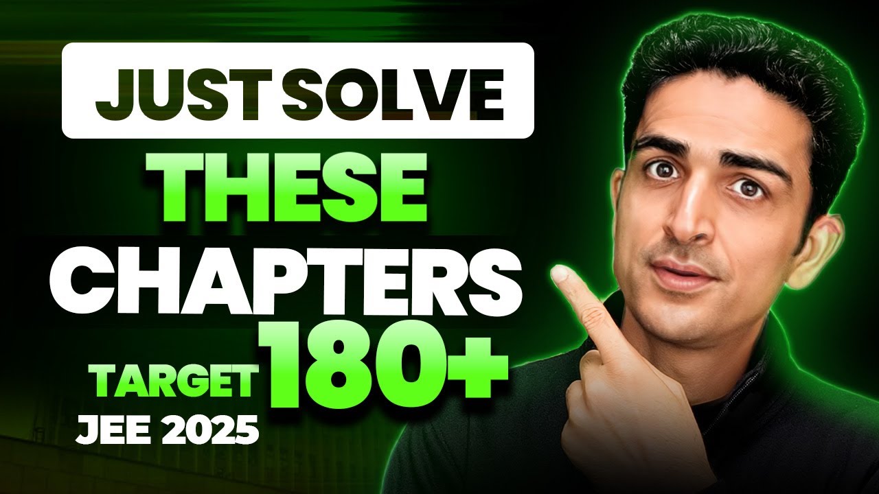 The Real High Weightage ⚡ Chapters for JEE 2025