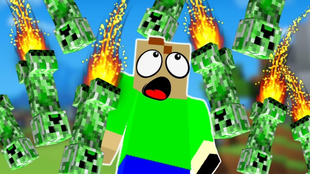 10 000 КРИПЕРОВ УПАЛИ С НЕБА В MINECRAFT!