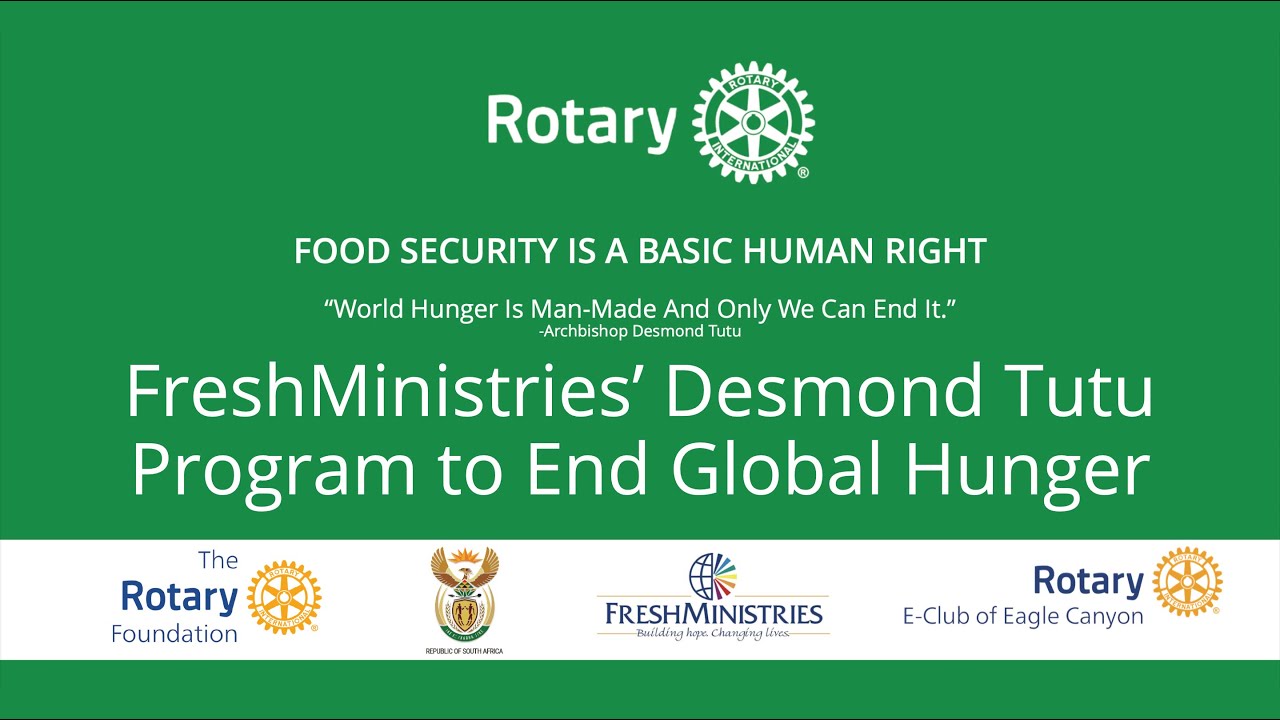 FreshMinistries’ Desmond TutuProgram to End Global Hunger