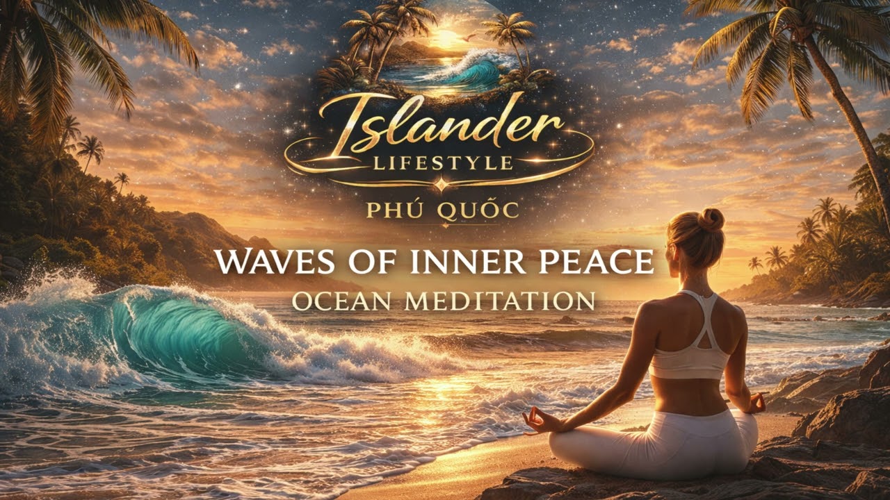 🌊 WAVES OF INNER PEACE #ISLANDSUNRISEYOGA #SUNRISEYOGA #BEACHYOGA