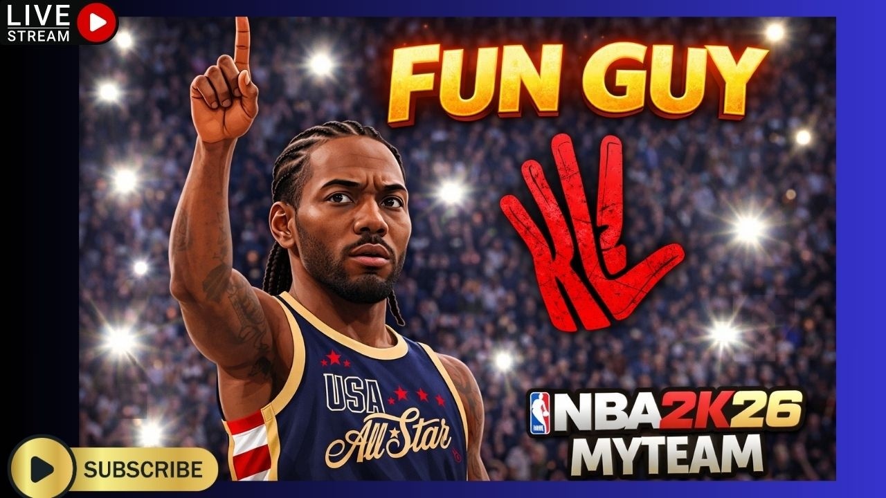 🔴LIVE!!! FUN GUY KAWHI IS HOME!!! SEASON 5 TOMORROW!!! - NBA 2K26 MyTEAM