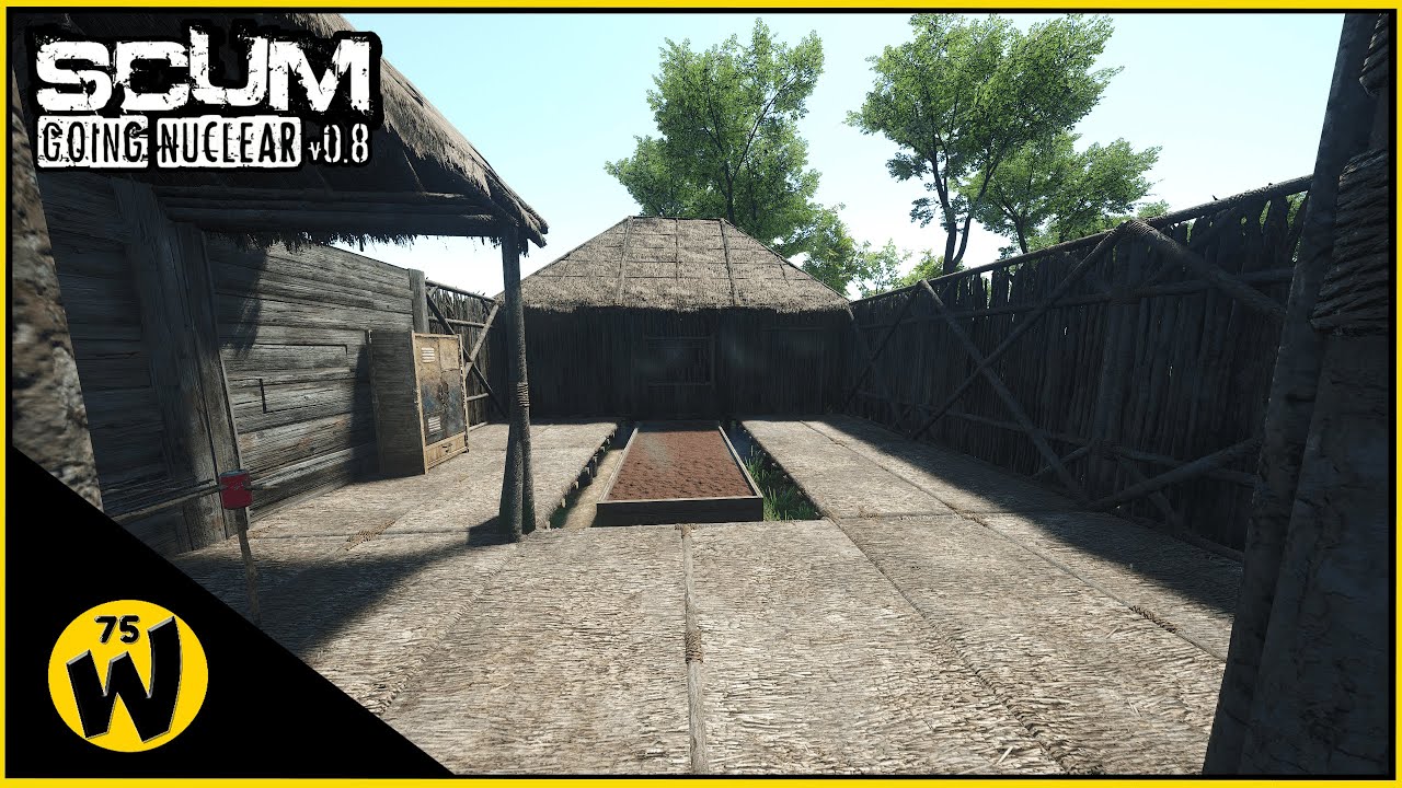 SCUM 0.8 - Skinny Pete's Scum Tips - Garden Compound Build
