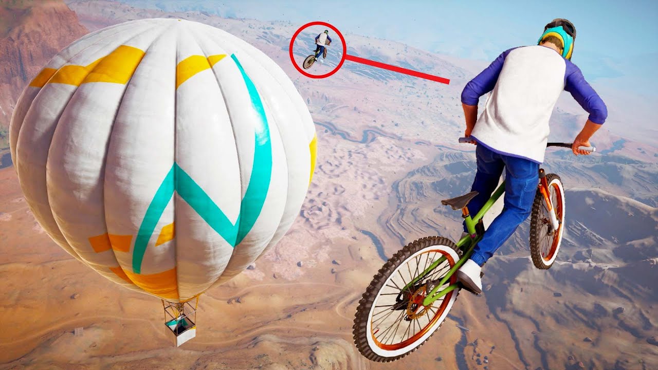 I BIKED OFF A HOT AIR BALLOON! (Riders Republic)
