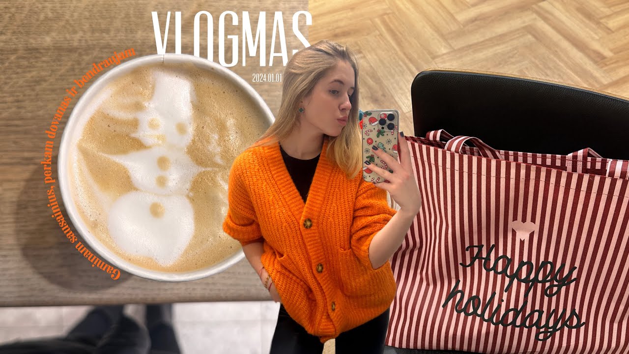 VLOGMAS🎄❤️Gaminam sausainius, perkam dovanas ir bendraujam
