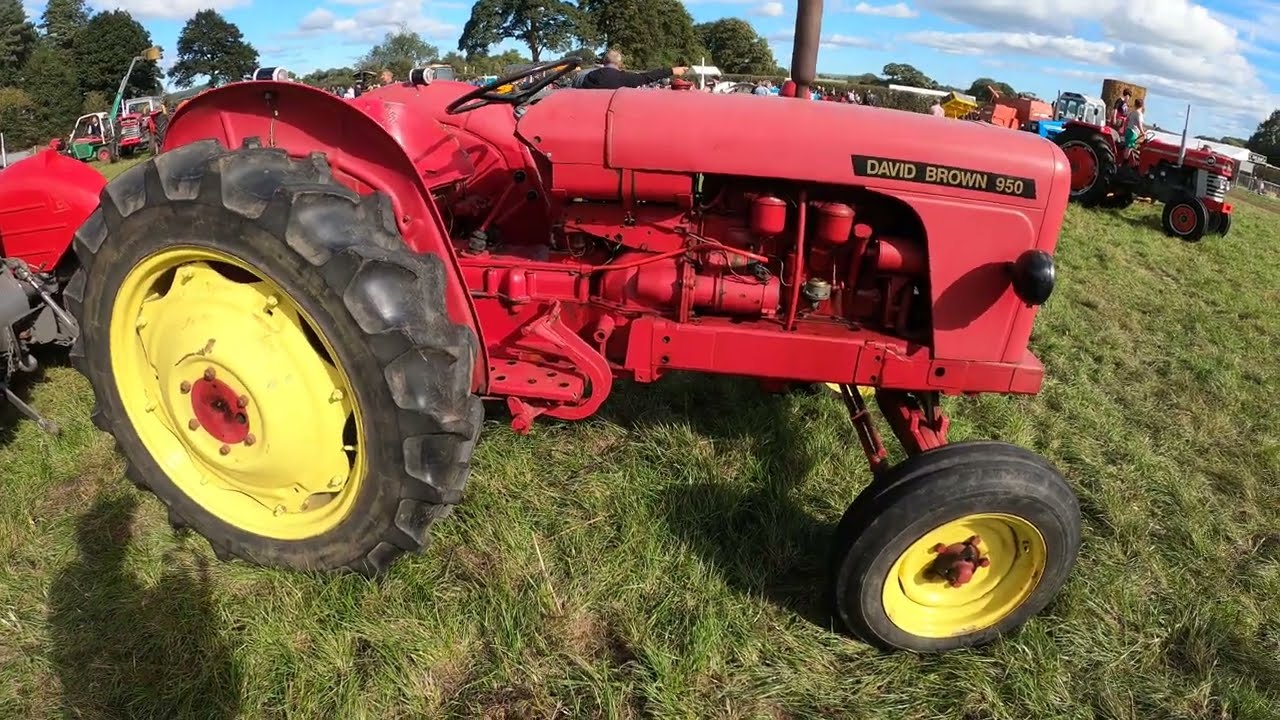 1959 David Brown 950 Implematic 2.7 Litre 4-Cyl Diesel Tractor (42HP) Southwell Ploughing Match 2024