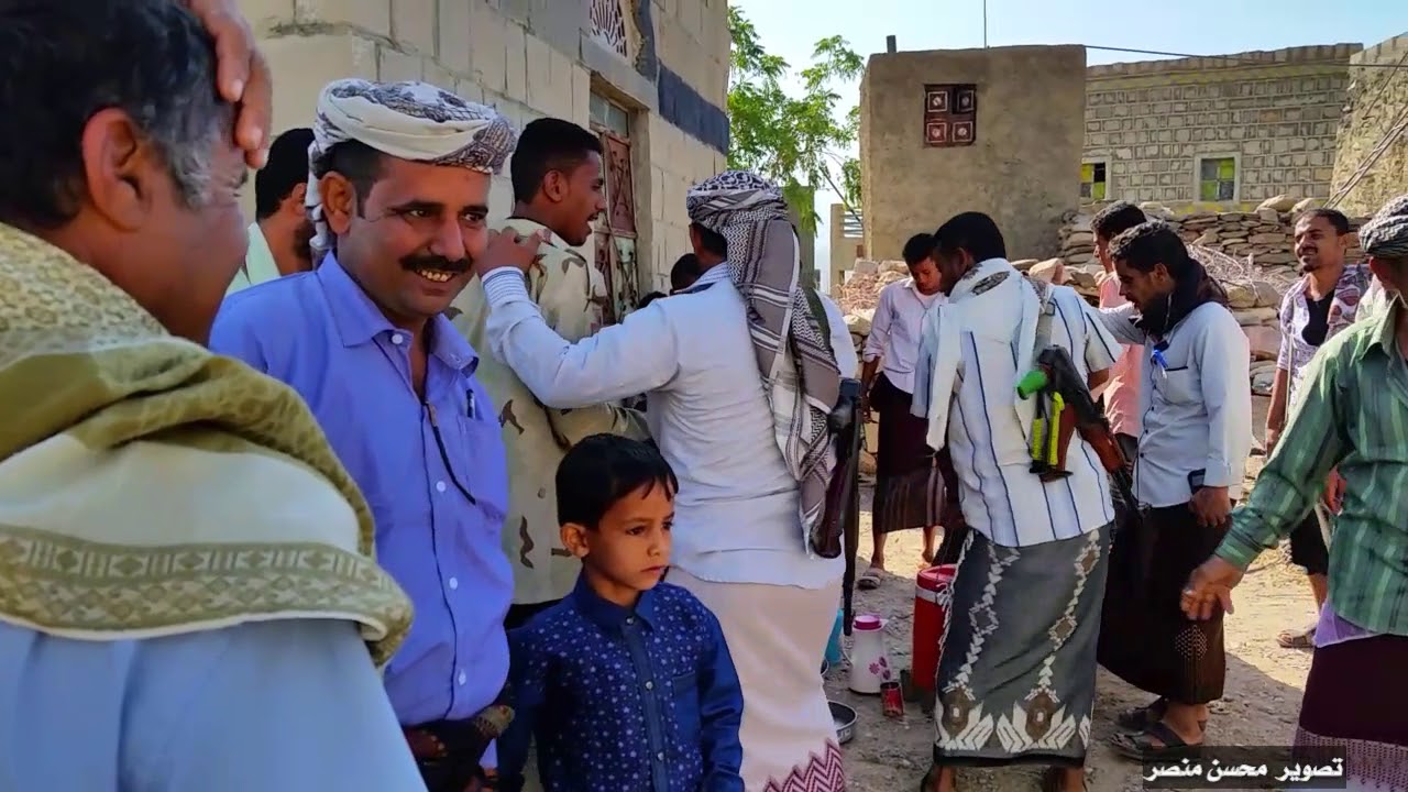 زواج بكيل سيف عوض في قرية عقيبه ردفان لحج ..تصوير محسن محمد