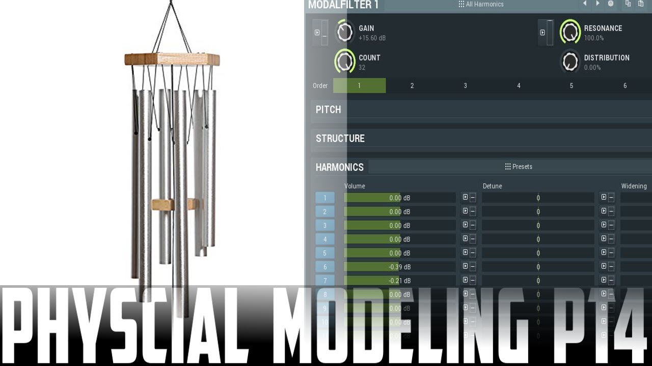 Modal Filter - Physical Modeling in MSoundfactory Pt 4