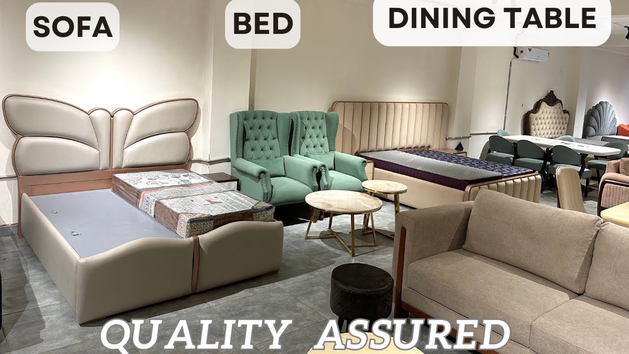 Quality Assured Sofa Set Trending Bed Design Dining Table Mattresses In Kirti Nagar Furniture Market