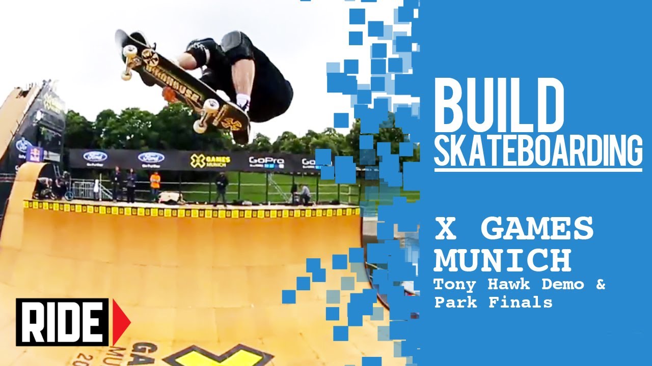 X Games Munich 2013 -- Tony Hawk Demo & Curren Caples 1st in Park