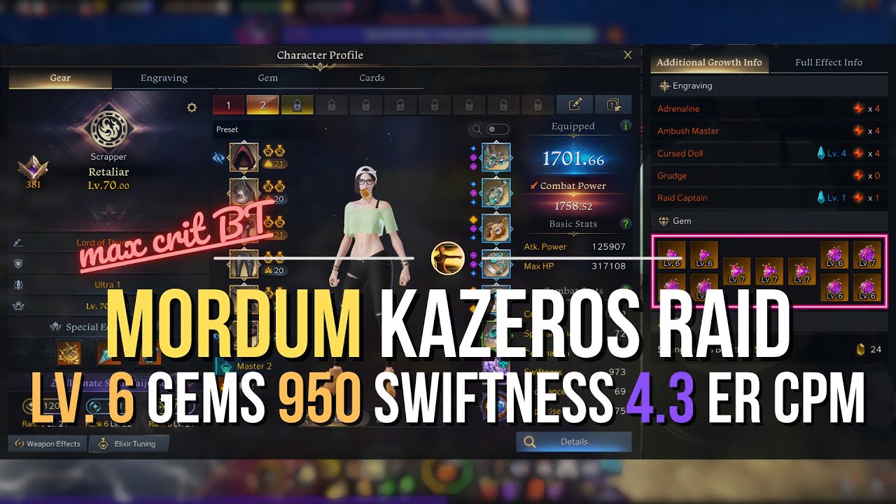 LOST ARK: Kazeros Raid Act 3 Hard Mode Gate 3 (Mordum) Taijutsu Scrapper