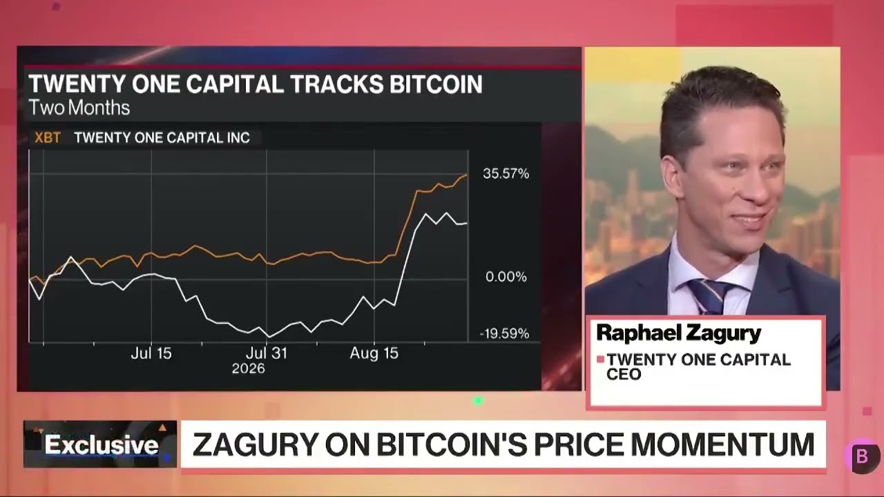 🚨 Twenty One Capital CEO: &ldquo;Bitcoin Is the Best Savings Technology in the World&rdquo; ₿🔥 | Bloomberg