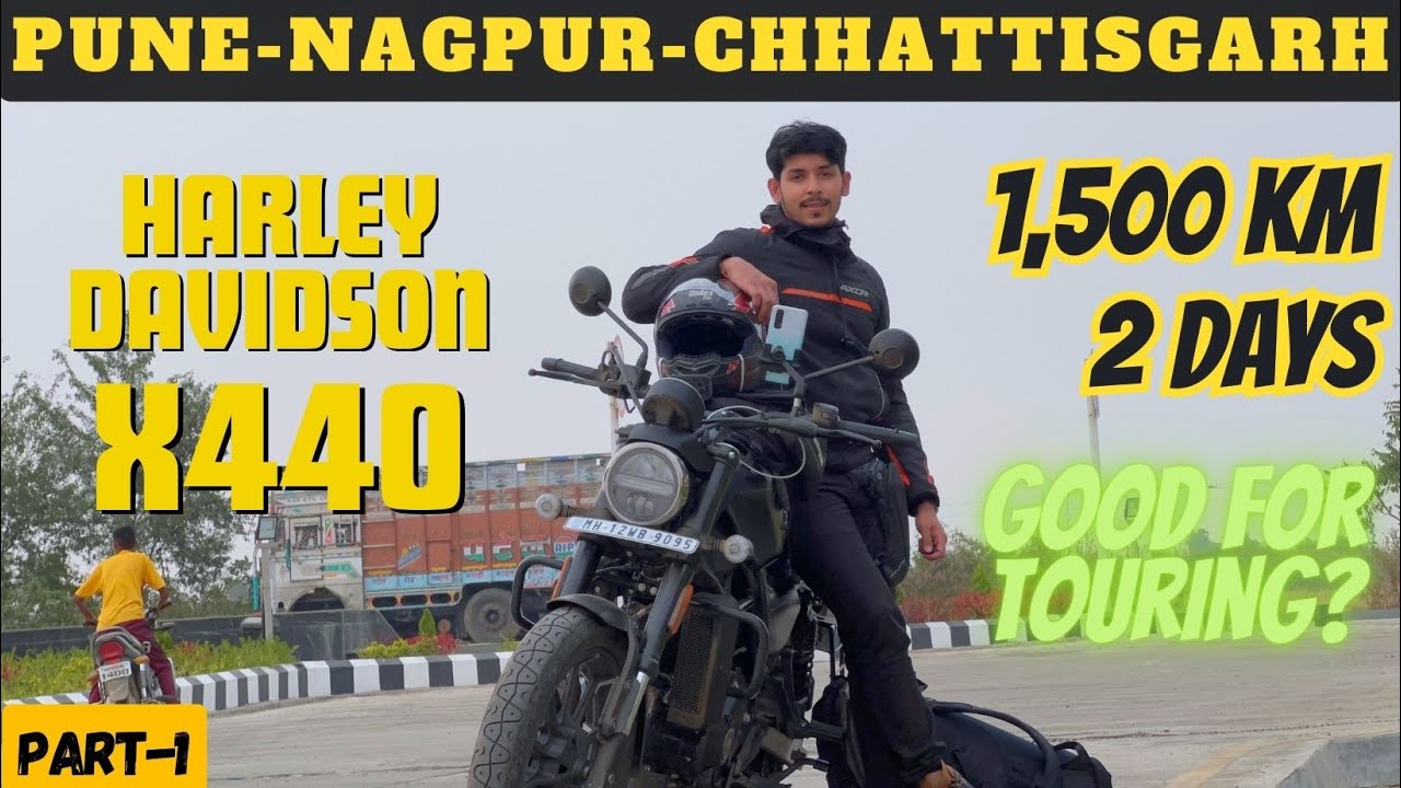 1,500km On Harley Davidson X440 Pune To Chhattisgarh Part-1 