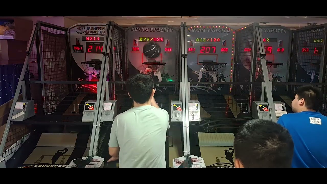 115/02/04 飛絡力籃球機 三人接力5顆投籃程度 5關210秒 624分(原538分)86%