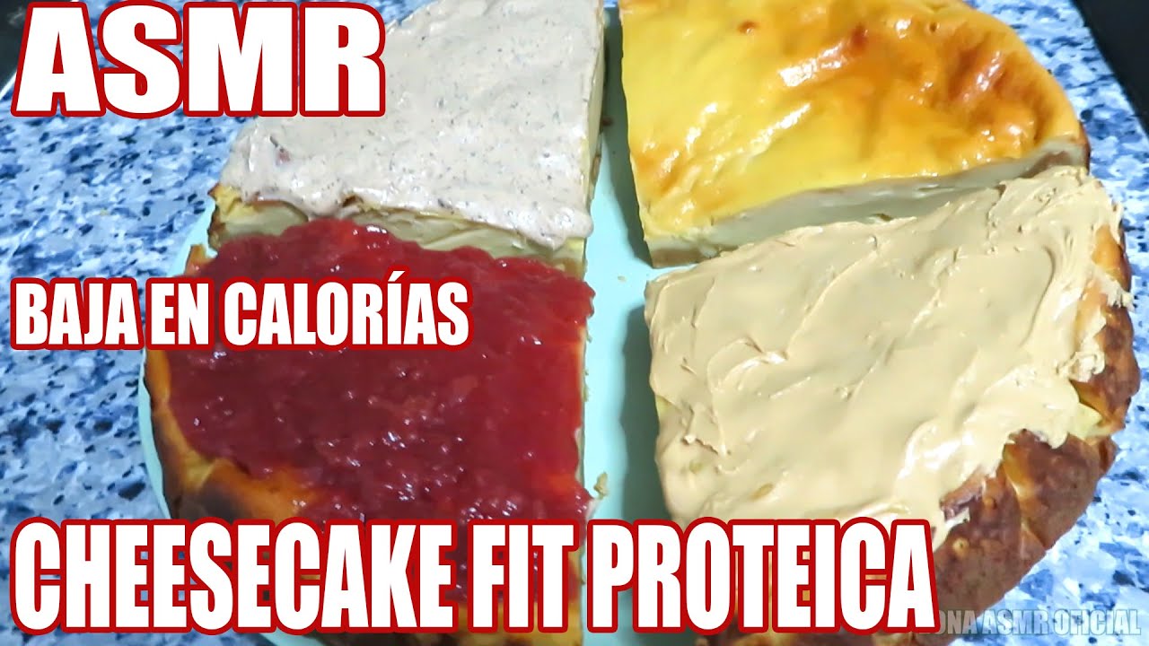 ASMR | [Cocina saludable 3]🍰 Cheesecake Fit Proteica  🍰