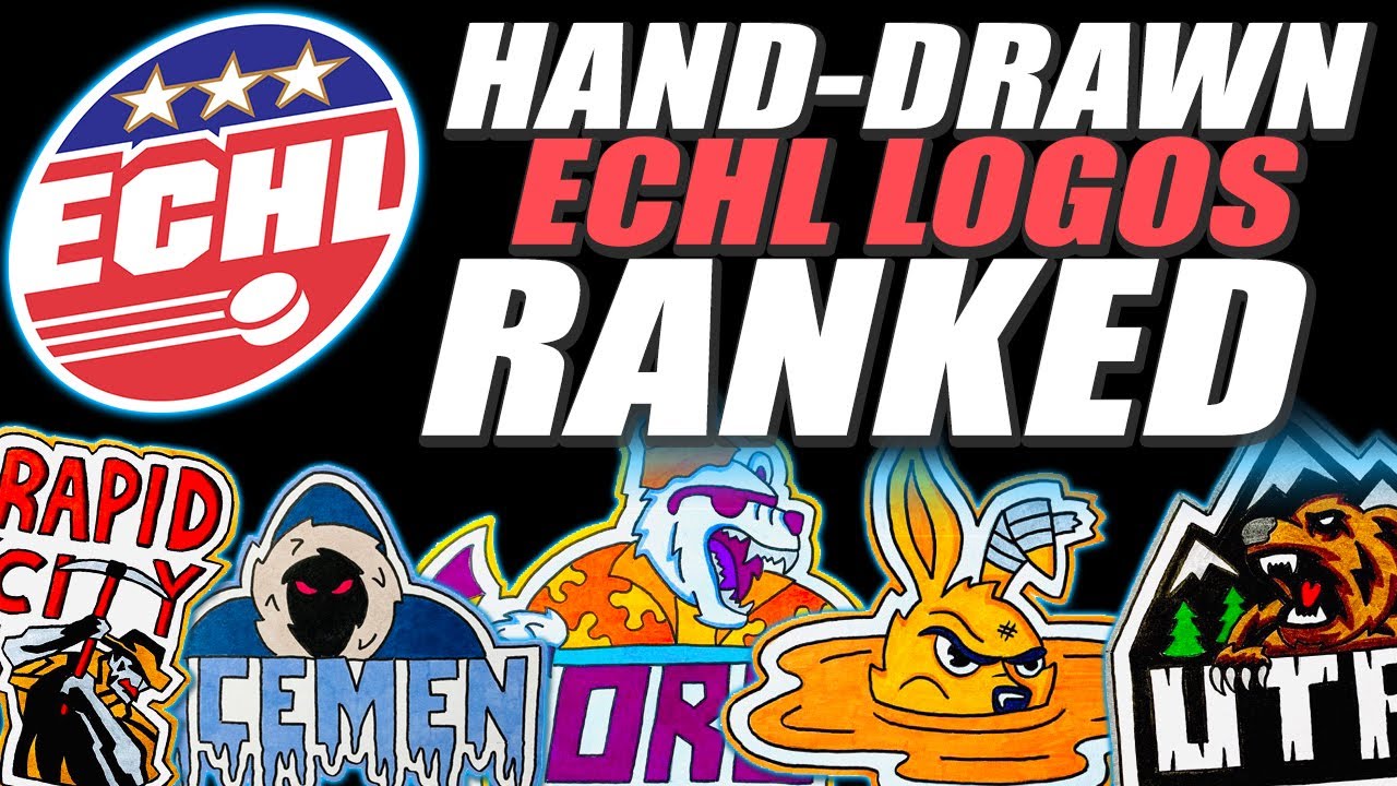 Нарисованные от руки логотипы ECHL: рейтинг!