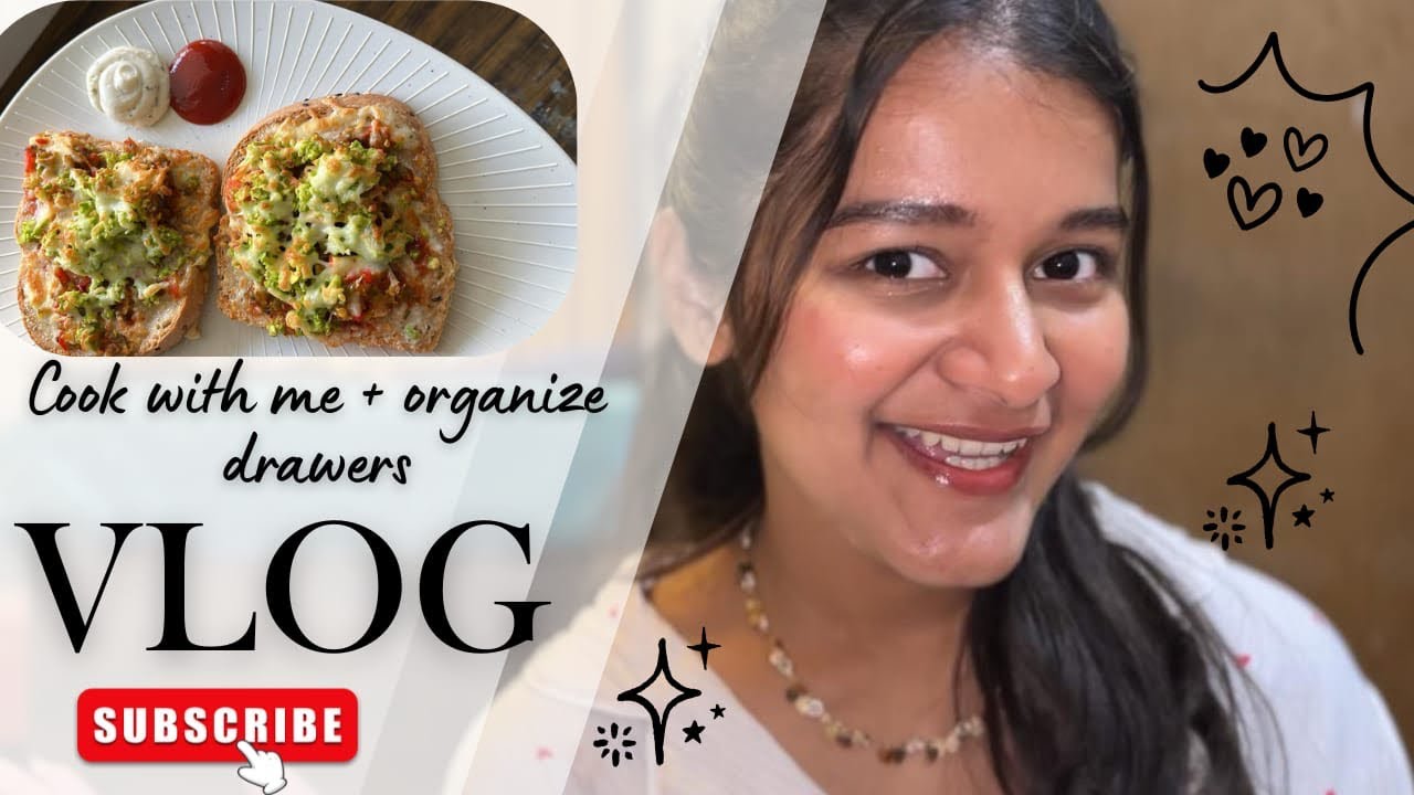 Cook with me + Organize drawers | Vlog