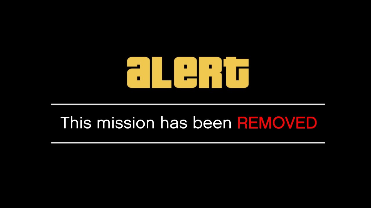 The mission Rockstar couldn't fix