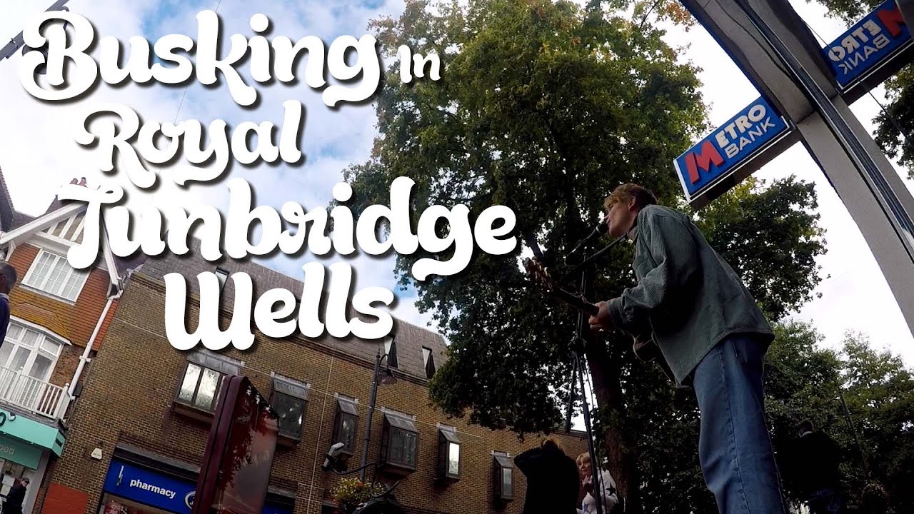 Busking in Royal Tunbridge Wells (making friends with Street Magicians)