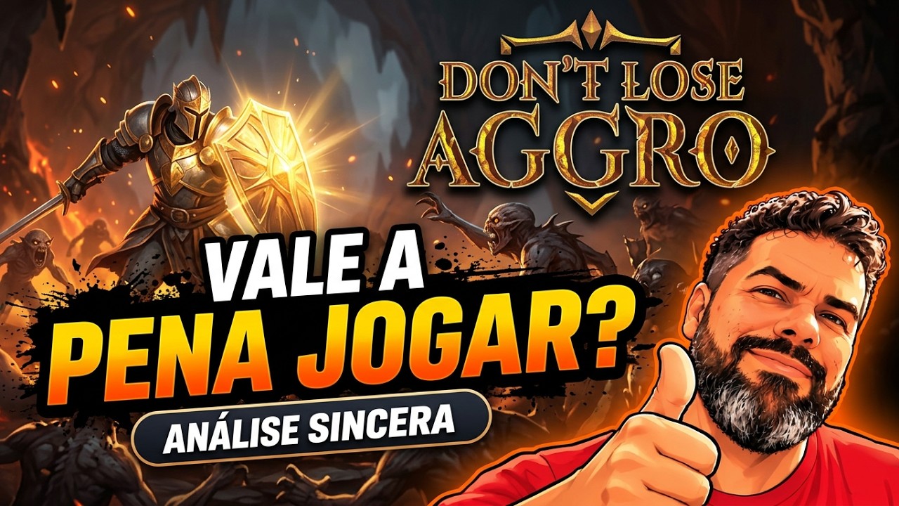 VALE A PENA? 👉 Don&rsquo;t Lose Aggro | O Jogo Onde Perder o Aggro = Derrota! 🔥