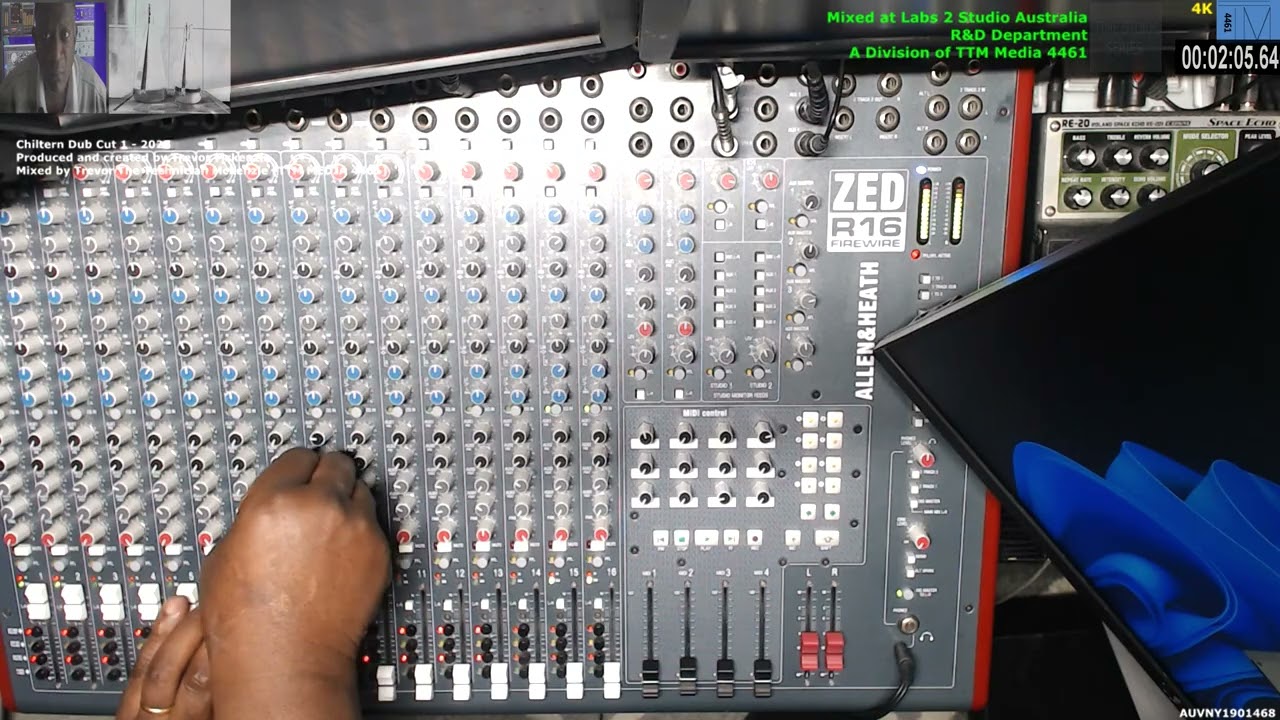 Chiltern Dub Cut 1  - Live Dub Mixing - Allen and Heath ZED R16