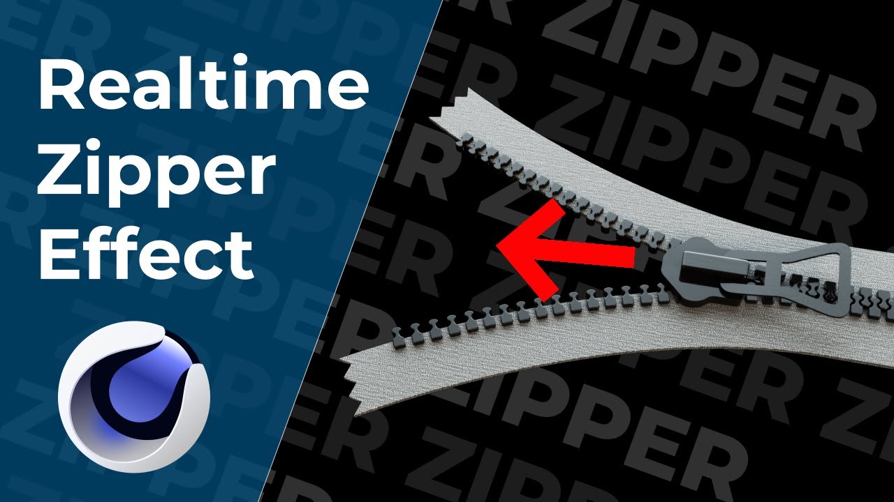 Interactive Zipper in Cinema 4D (Tutorial)