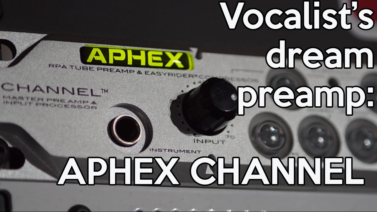 Vocalist's Dream Preamp: APHEX CHANNEL |SpectreSoundStudios DEMO