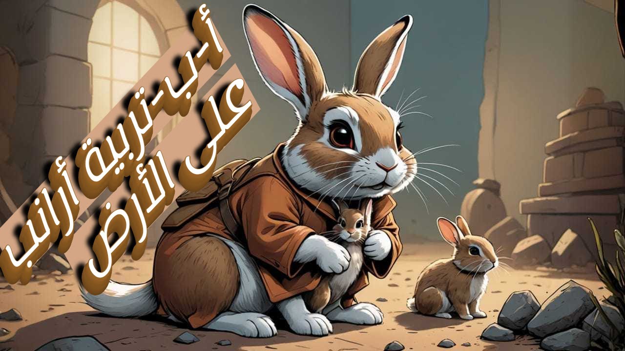 أ - ب ـ تربية أرانب على الارض (3)