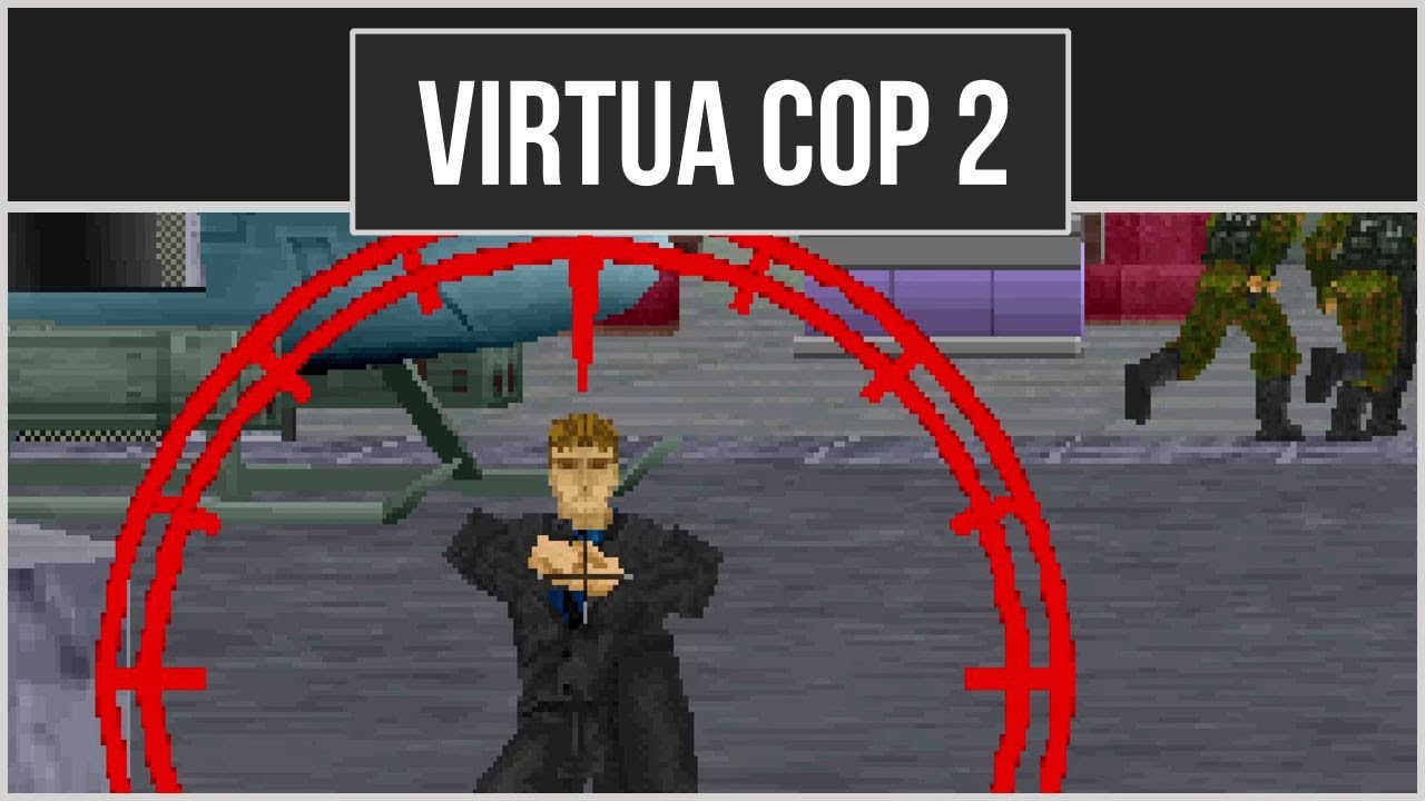 Virtua Cop 2 - Sega Saturn (Beetle Saturn) | RetroArch 1.9.11
