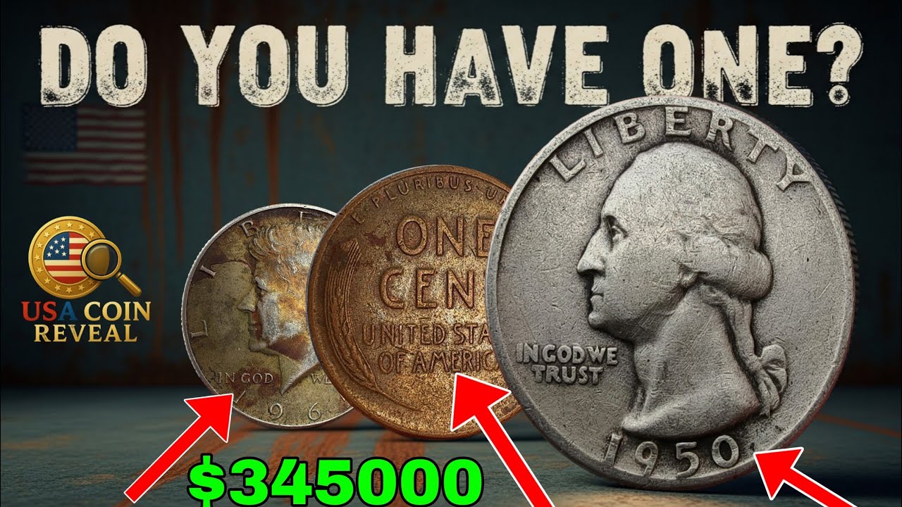 Super Valuable Pennies, Ultra Rare Quarters, High Price Half Dollars And Expensive Dime In World!