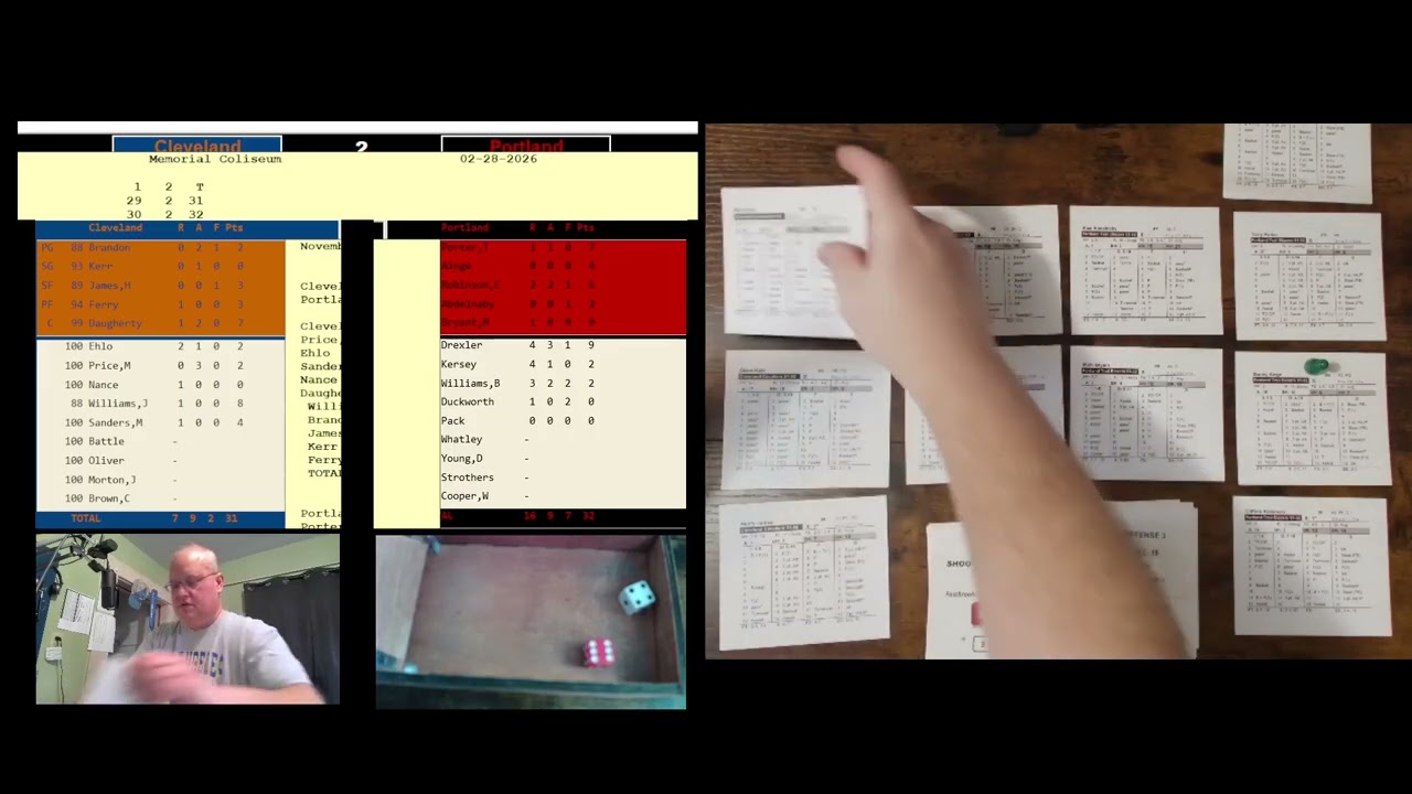 ASG BK & Action BK 2025 - 91/92 Cleveland at Portland - 2nd Quarter