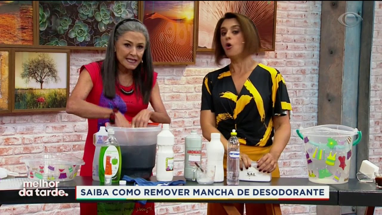 Especialista ensina a remover manchas difíceis