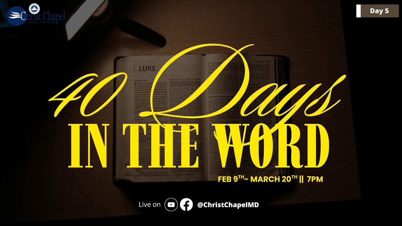 40 Days In The Word 2026 || Day 5 || Proverbs 5