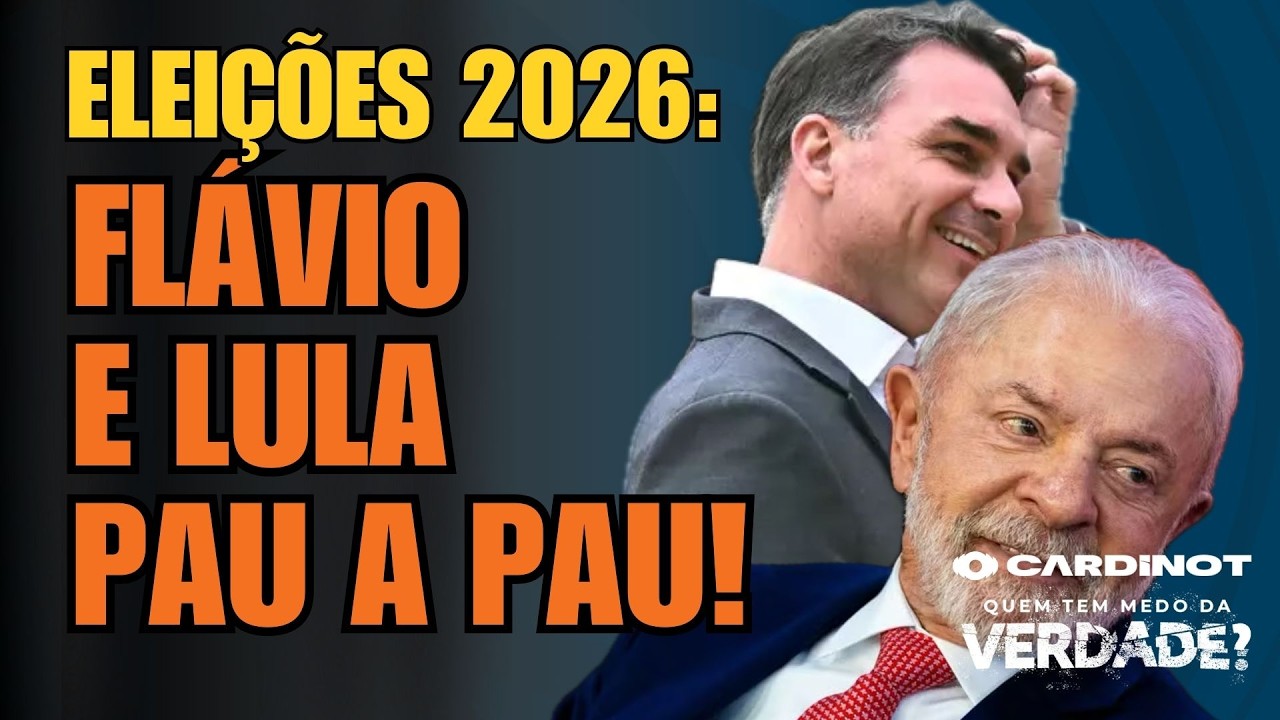 Pesquisa REVELA disputa ACIRRADA entre LULA e FLÁVIO nas ELEIÇÕES! CONFIRA