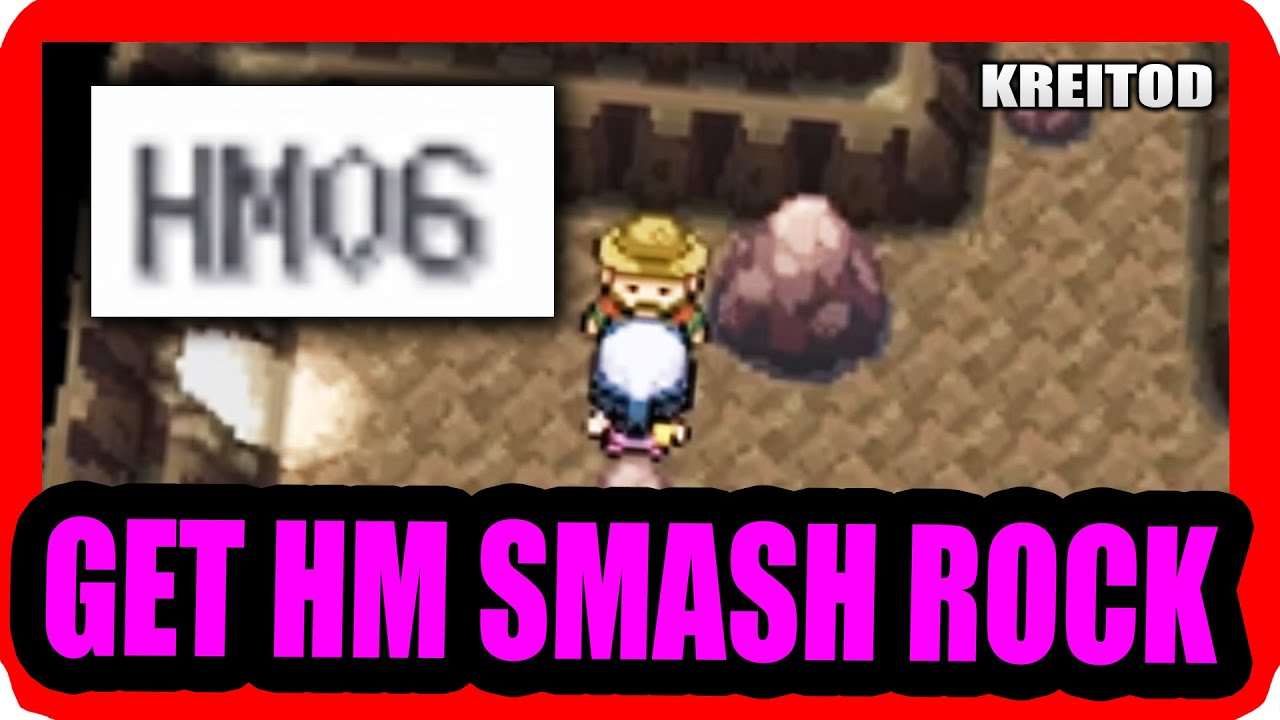💥 HOW TO GET HM06 ROCK SMASH in POK&Eacute;MON DIAMOND, PEARL & PLATINUM (FAST & EASY!) 💪🪨