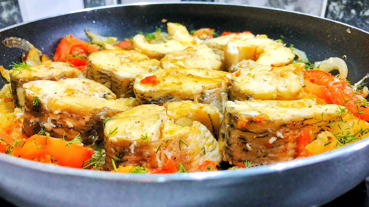 рецепт моей бабушки! Вкусный Обед - Нежнейшая РЫБА В ЧЕСНОЧНОМ СОУСЕ за 20 минут! Olesea Slavinski