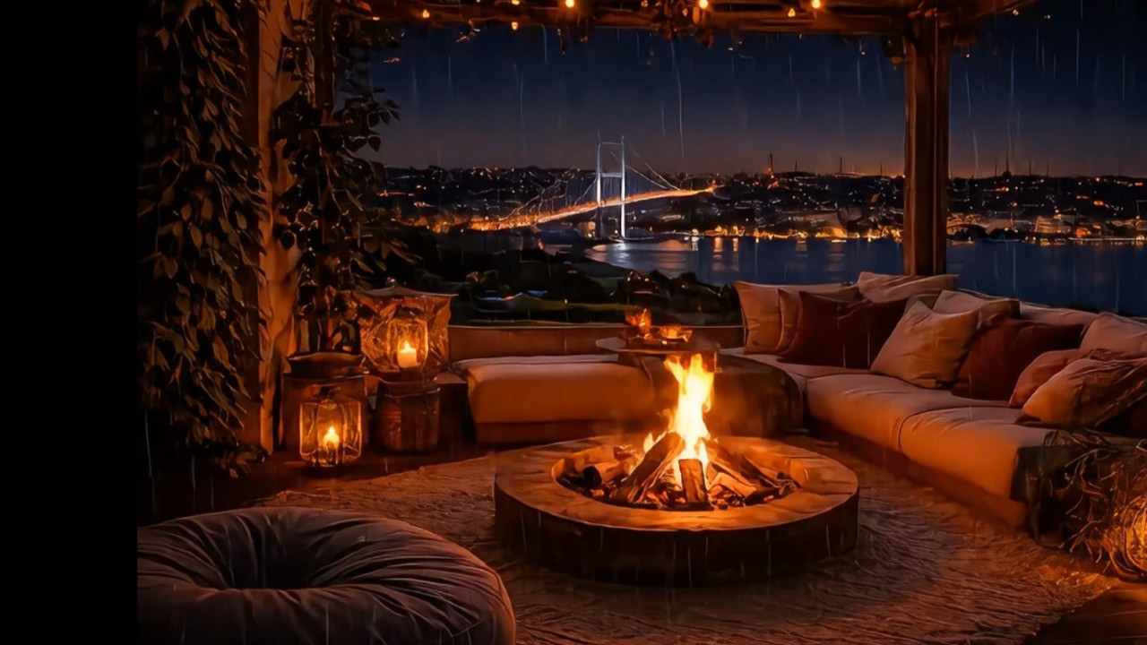 Sleeping Fireplace  | 🔥Crackling Fire Sounds