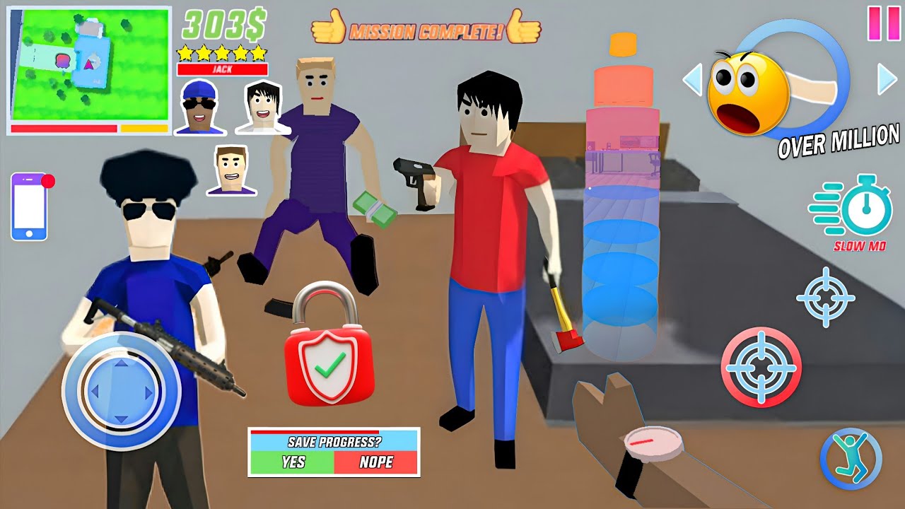Chad Unlock The Richie Characters in Dude Theft Wars | Chad & Richie Unlocked Full Mission GAMEPLAY