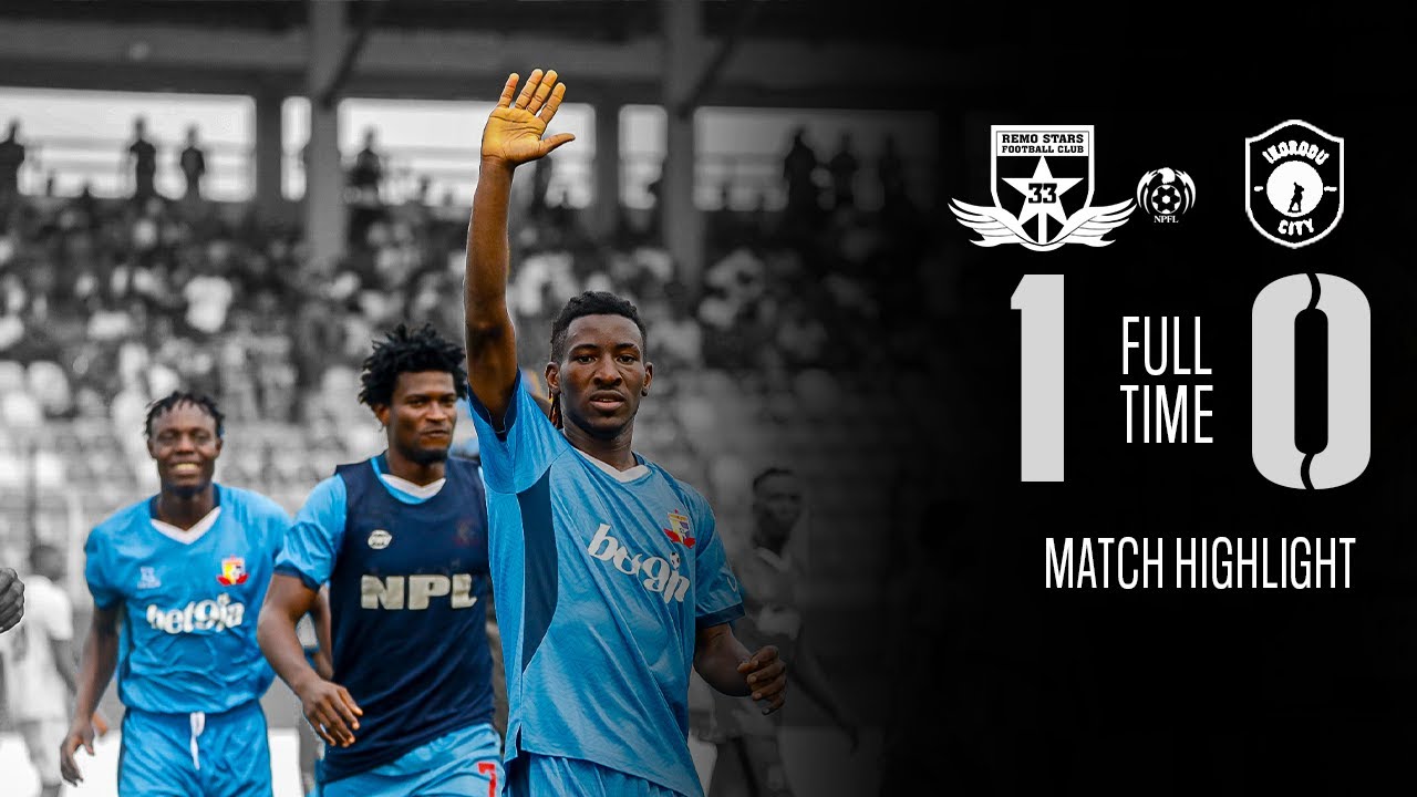 NPFL26 REMO STARS 1-0 IKORODU CITY