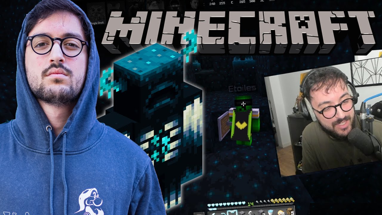 LE BIOME DU WARDEN ME FAIT TROP PEUR ! - Minecraft : Serveur du Lundi