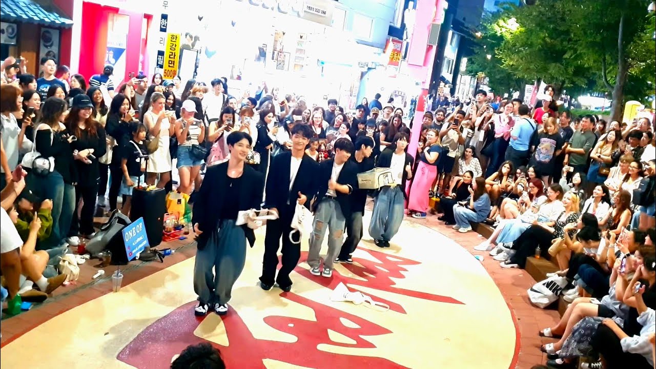 [STREET ARTIST] ONE OF. WITH AUDIENCE. INTERACTIVE HONGDAE BUSKING. 240915.