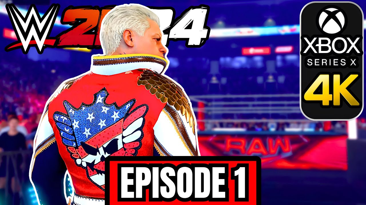 WWE 2K24 Universe Mode - PART 1 - No Commentary Xbox Series X (4K 60FPS)