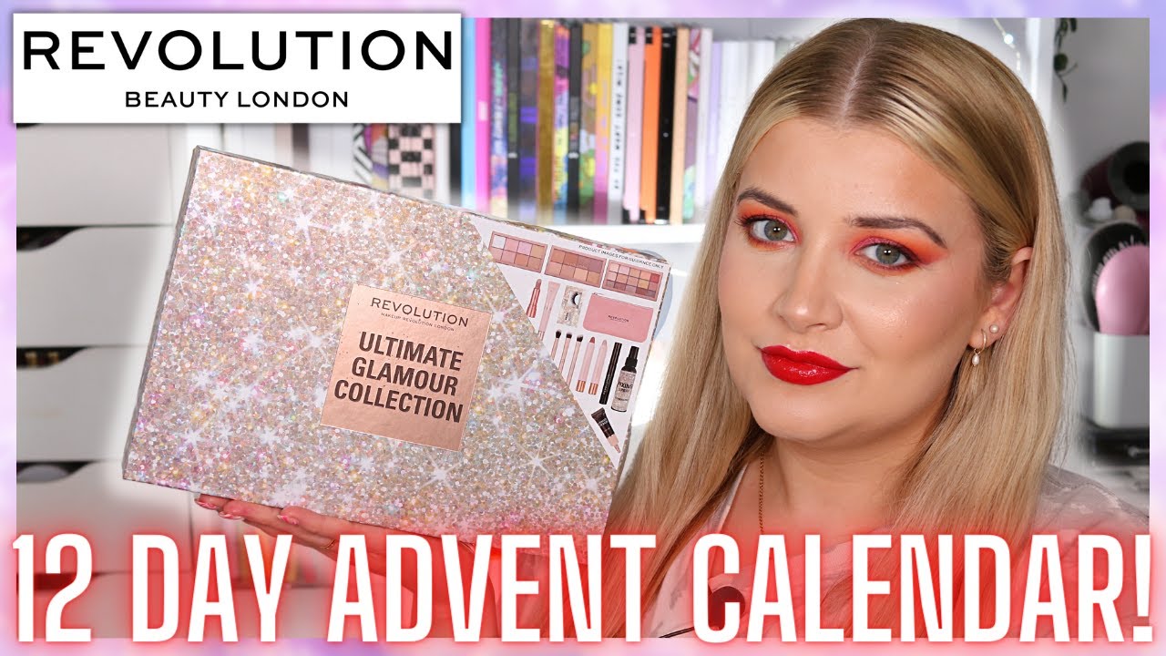 REVOLUTION ULTIMATE GLAMOUR 12 DAY ADVENT CALENDAR UNBOXING! | Luce Stephenson