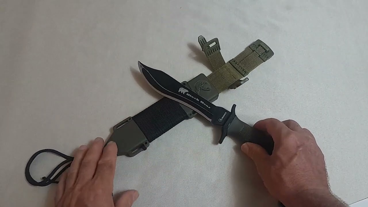 Cuchillo Albainox BLACK BEAR. Modificado por mí. 