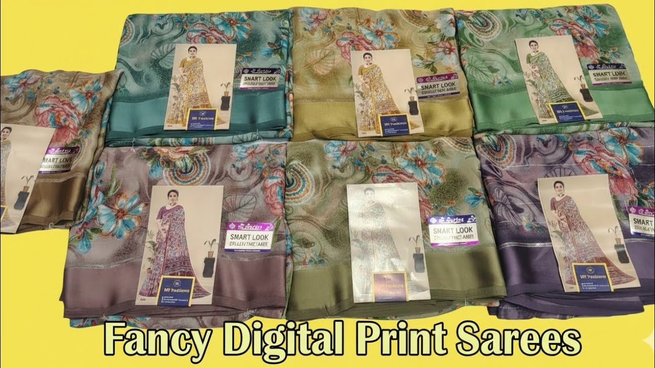 Fancy sarees for daily use ❤️😍🥰