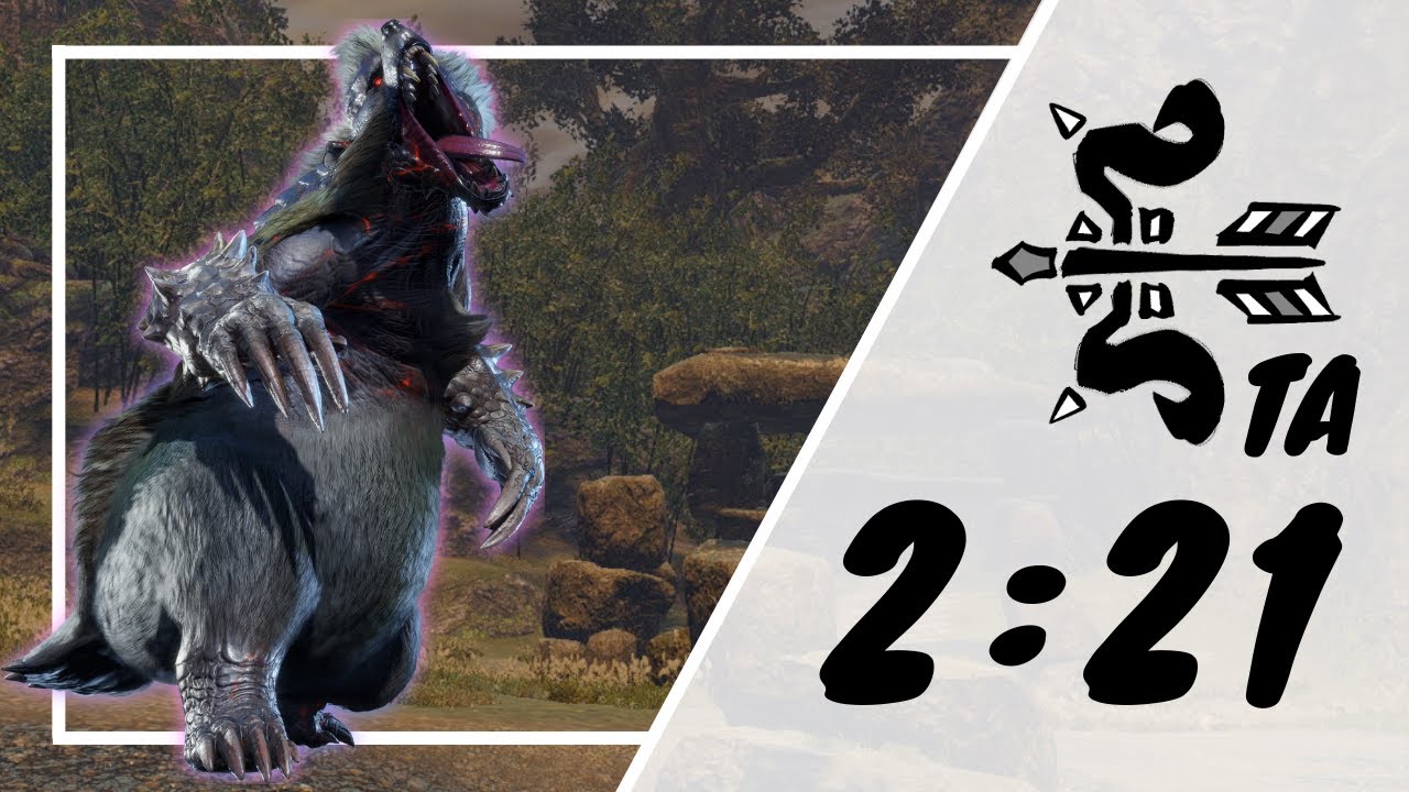 [MH RISE PC] Apex Arzuros - Bow Solo 2:21 (TA Wiki Rules)