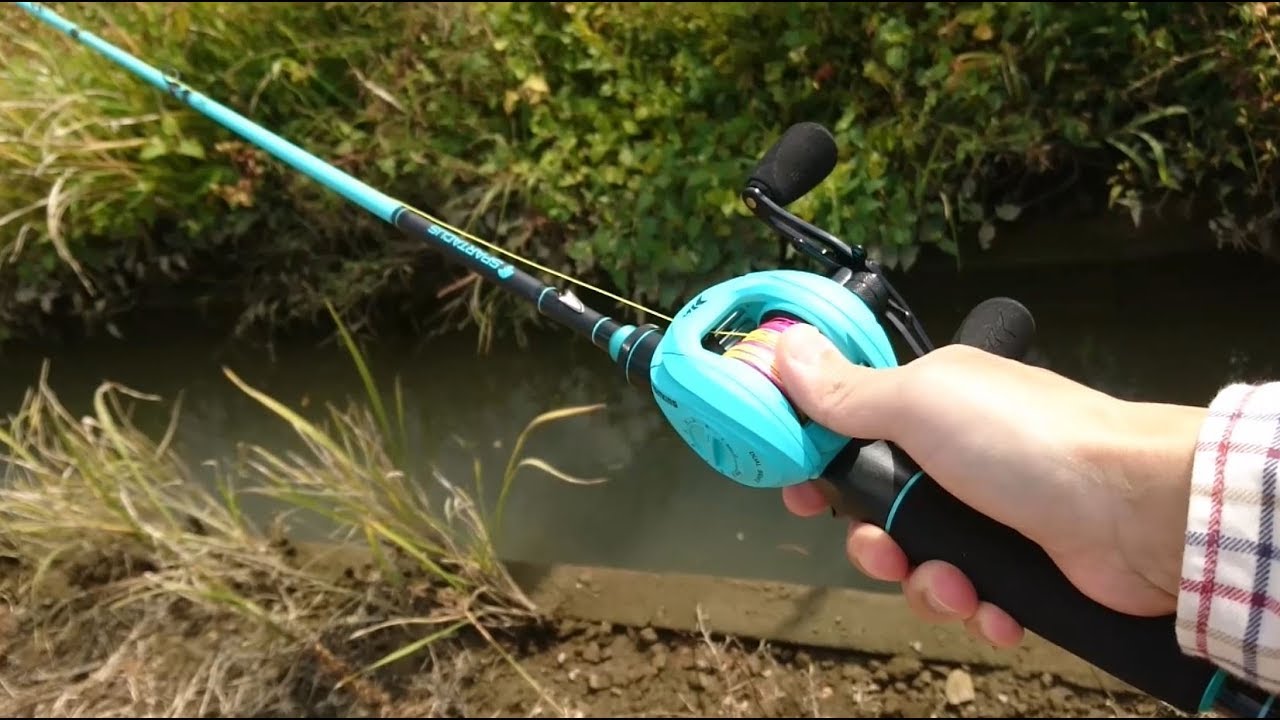 【釣り・VLOG】粟津温泉付近へ水汲み＆木場潟付近の用水路でカストキング(KastKing)のベイトロッドとリールを試す【開封レビュー？】
