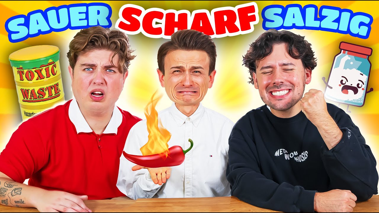 SAUER 🍋 SALZIG🧂oder SCHARF🔥 mit CrispyRob & Smiley