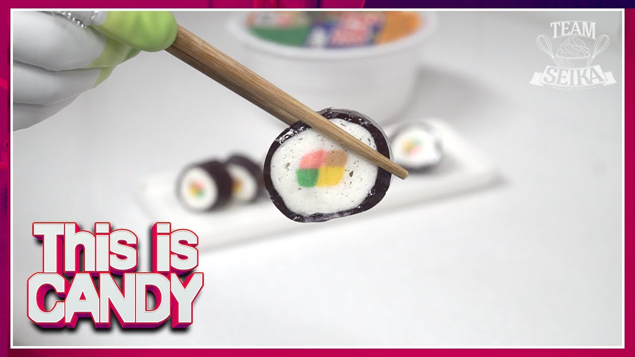 김밥 이미지사탕 만들기!!! / D.I.Y Korea Food Kimbap image candy
