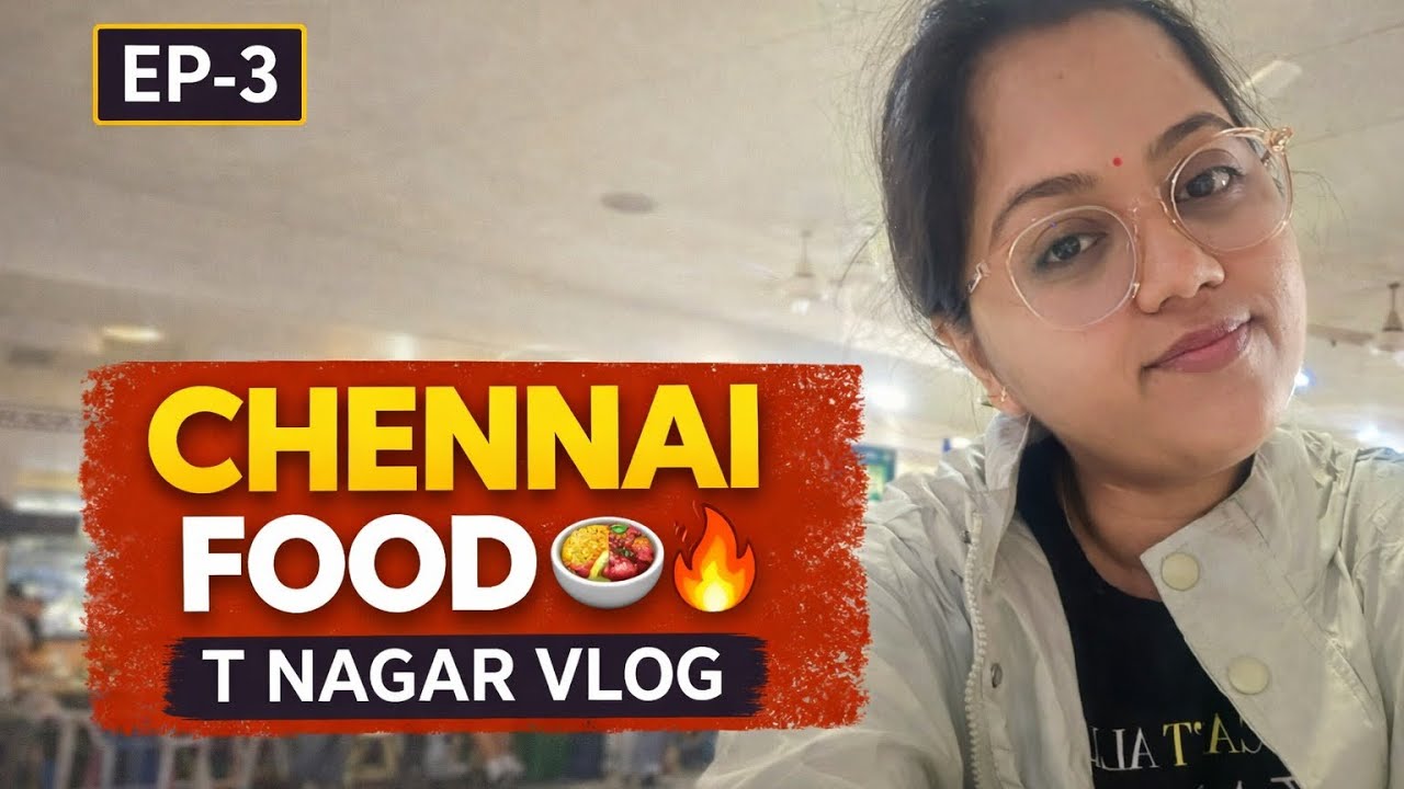 Chennai ରେ କୁଆଡେ ବୁଲିଲୁ😍 | Street Food, Train & shopping❤️ | South India Travel Vlog Ep-3